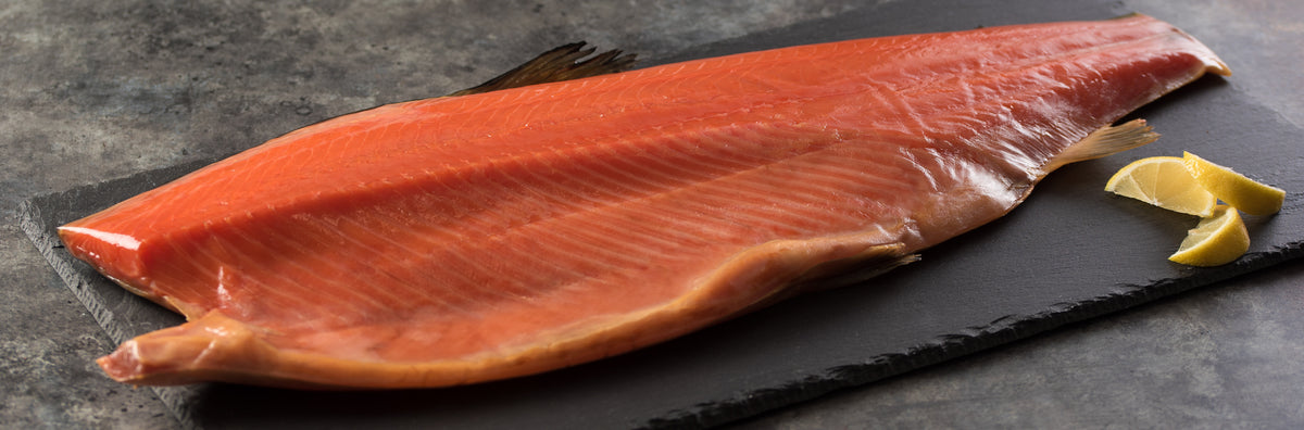 Fresh Side of salmon slate 