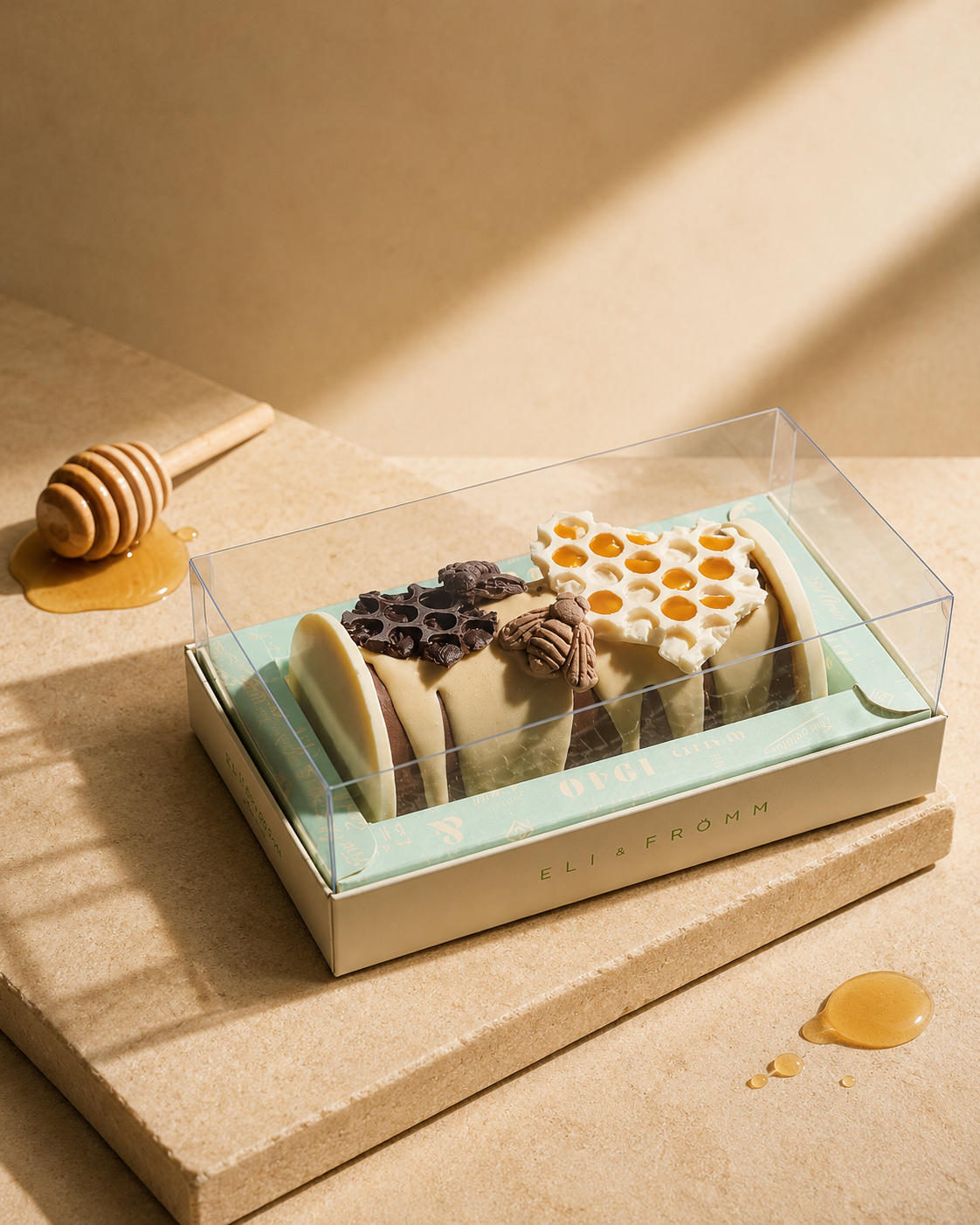 Honey Bee Chocolate Praline