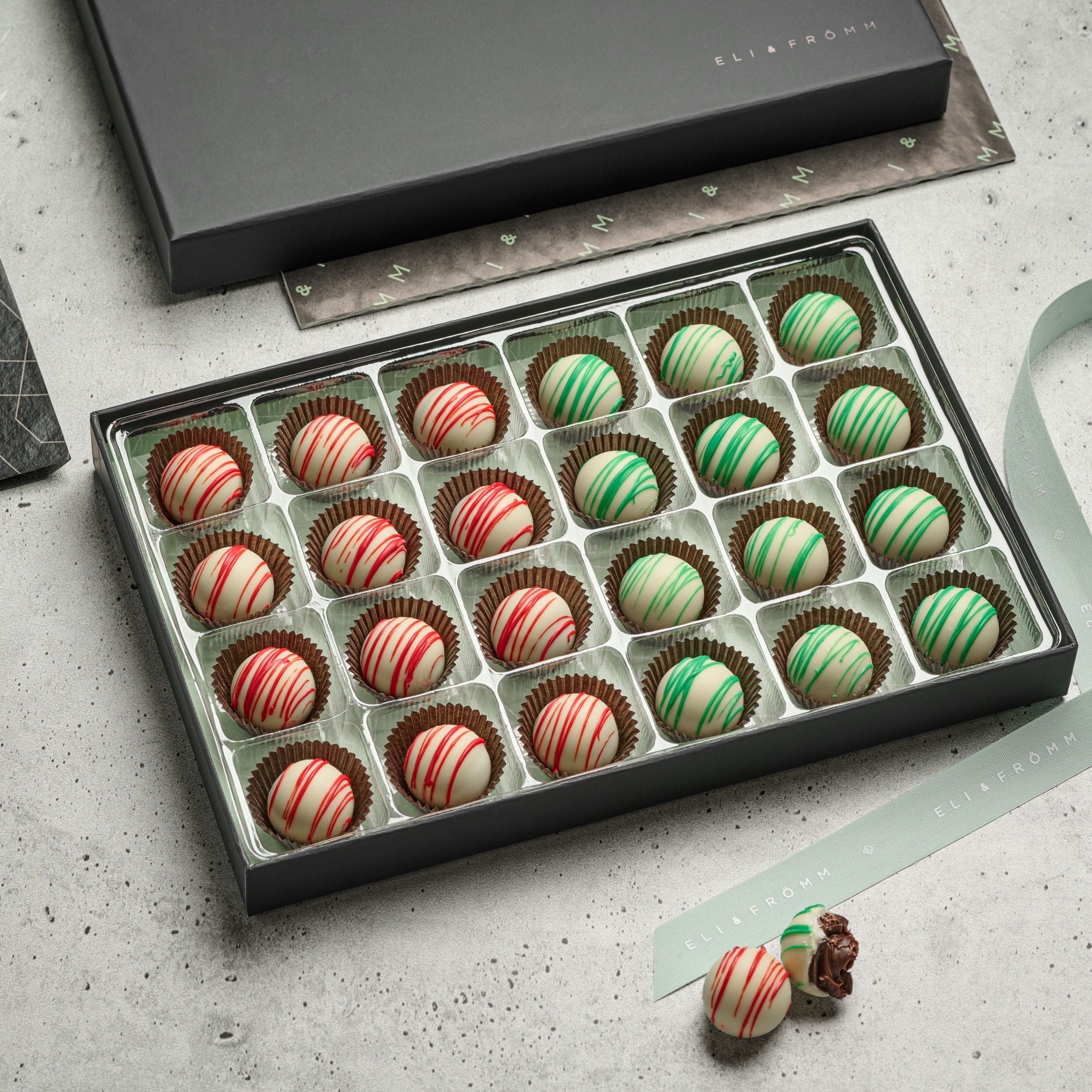 Tea Forte Advent Calender & Holiday Chocolate Truffles 24 pc