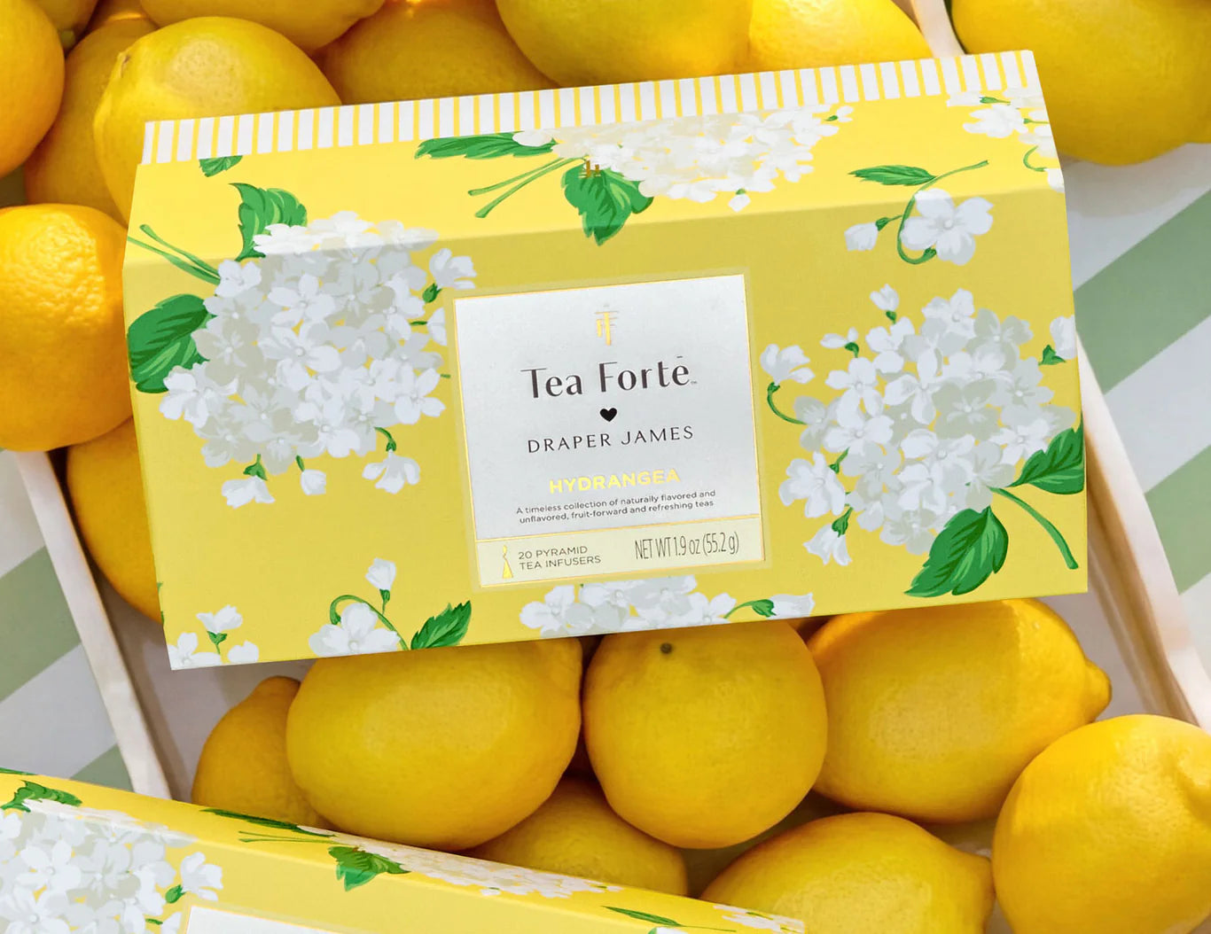 Tea Forte Hydrangea by Draper James Presentation Box