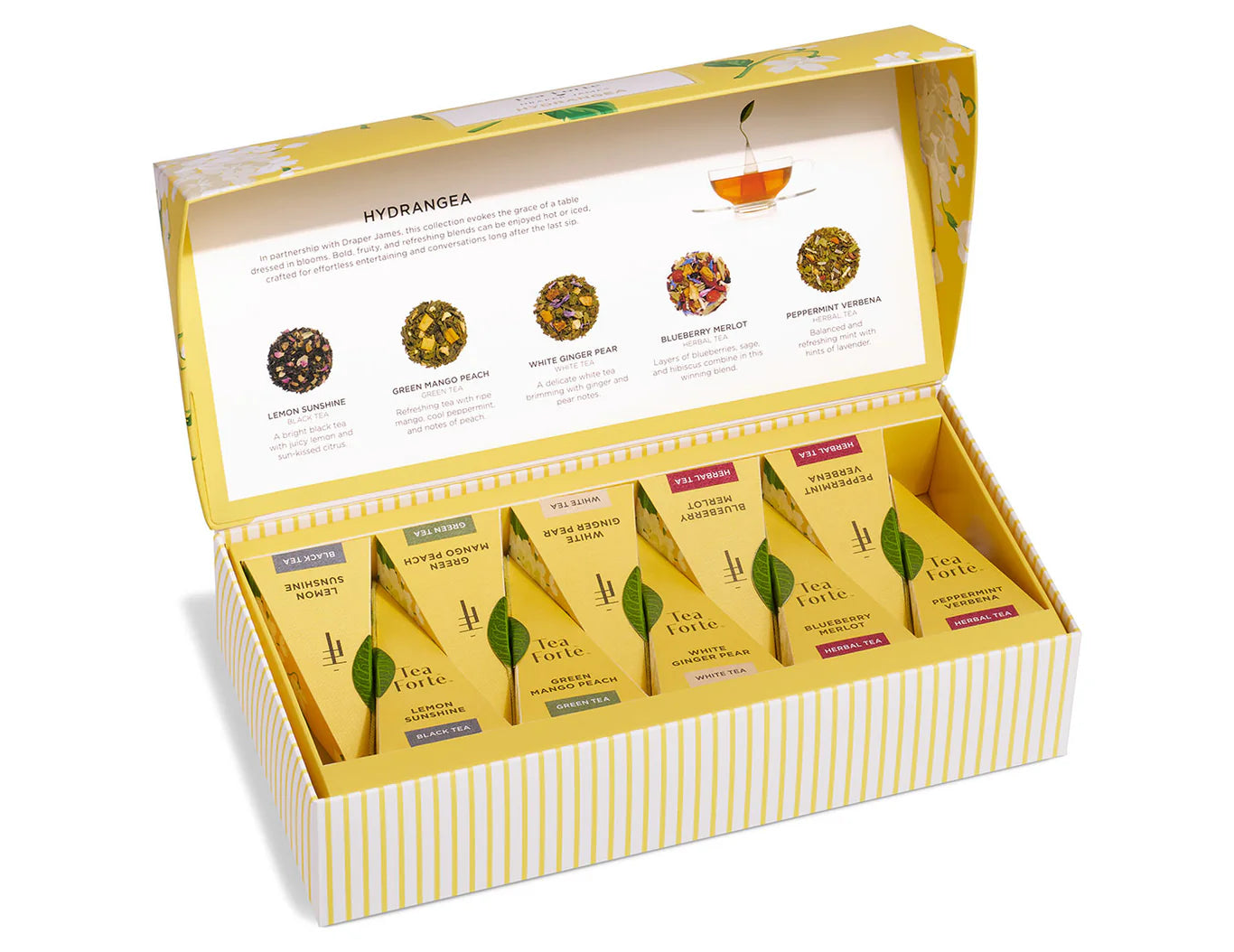 Tea Forte Hydrangea by Draper James Luxury Gift Set