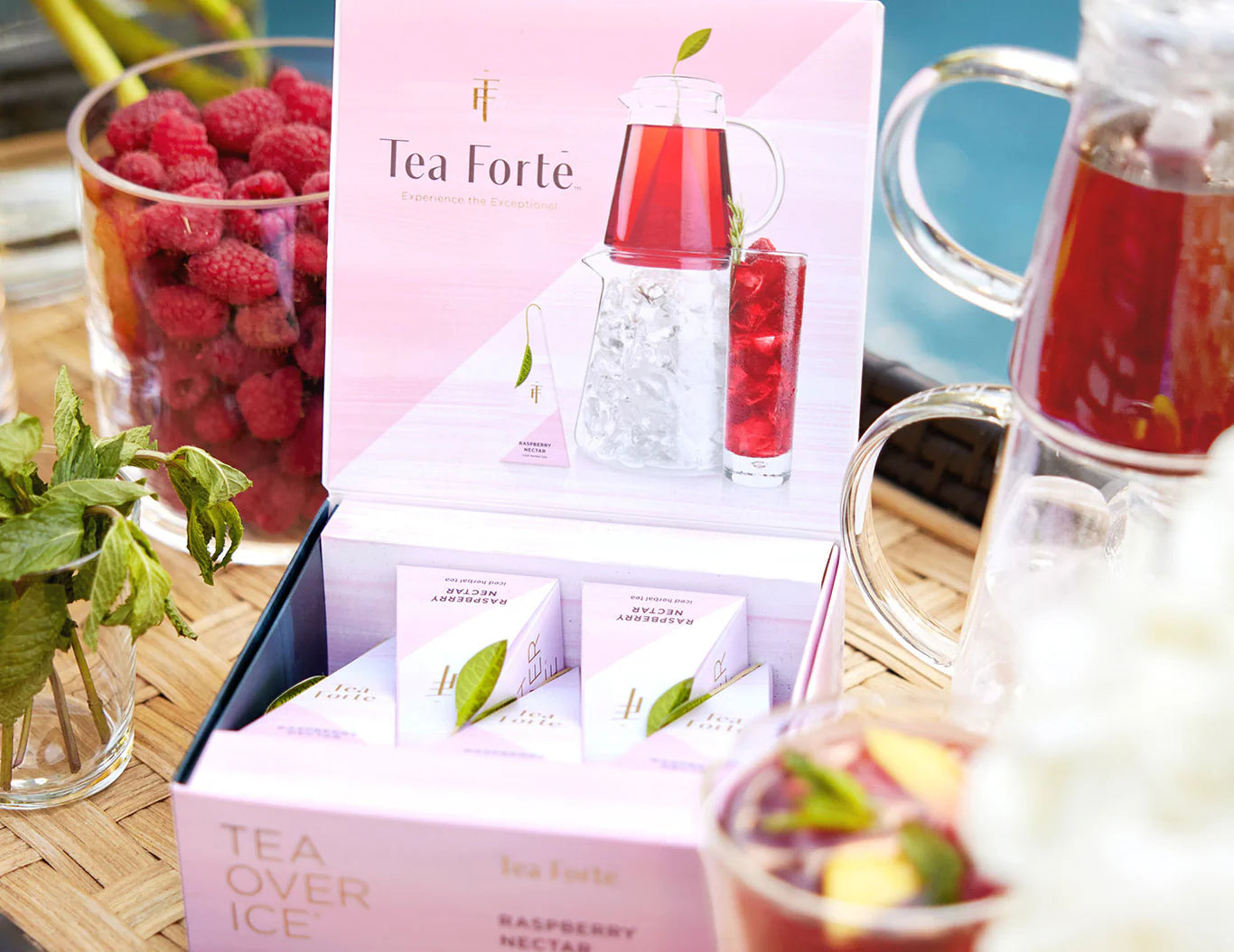 Tea Over Ice 5pk Box Iced Raspberry Nectar Herbal Tea