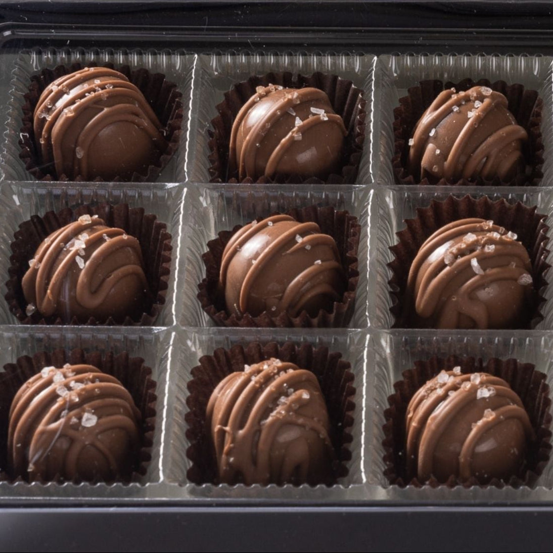 Caramel Sea Salt Chocolate Truffles 15 pc