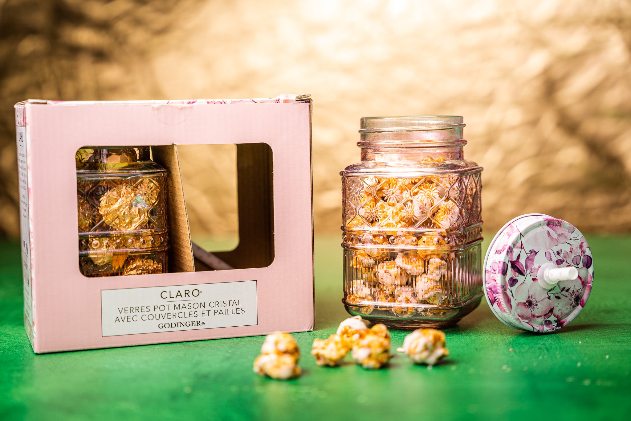 Mason Drink Jars Gift Set