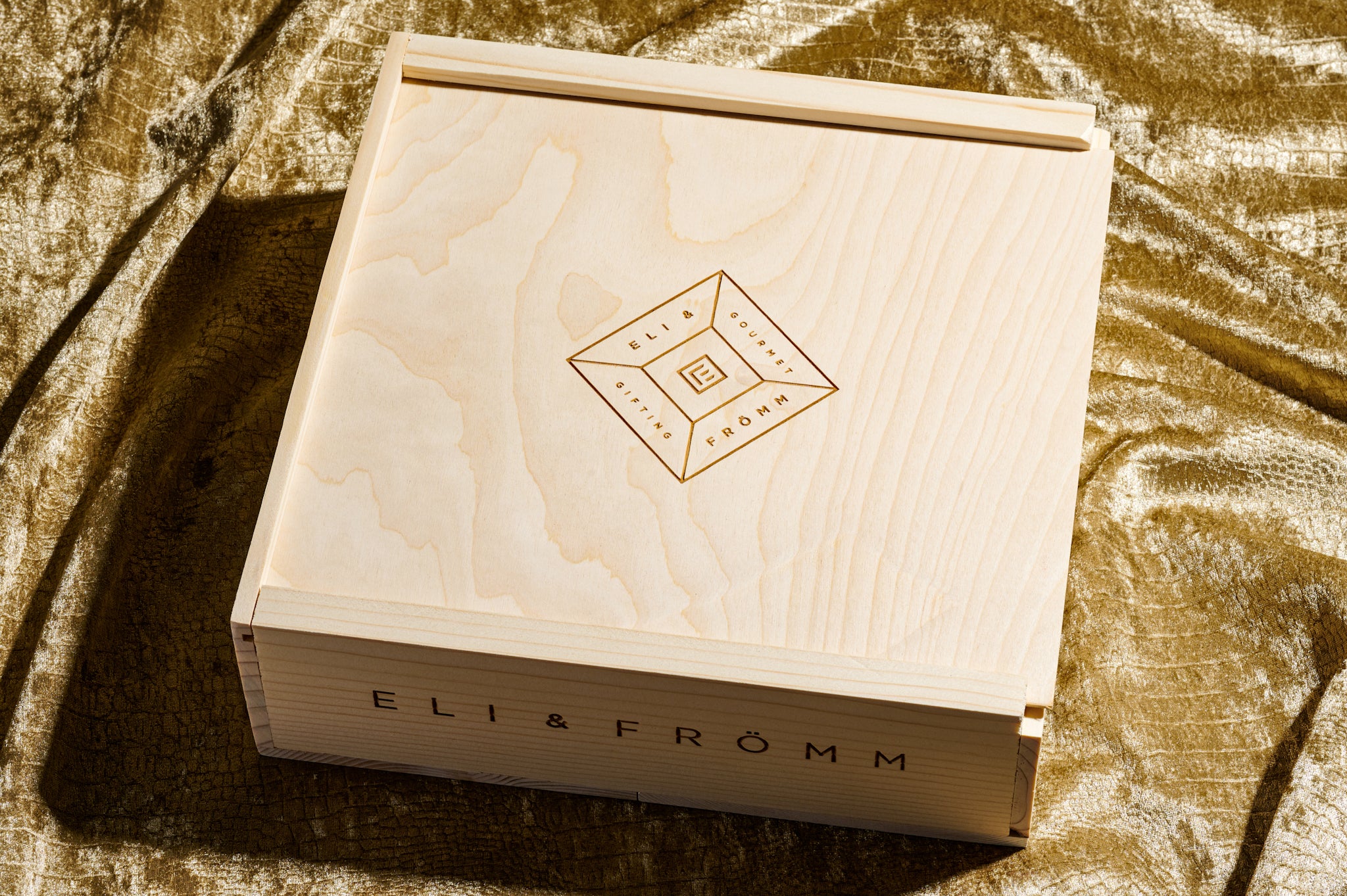 Rosh Hashana Wood Crate Gift
