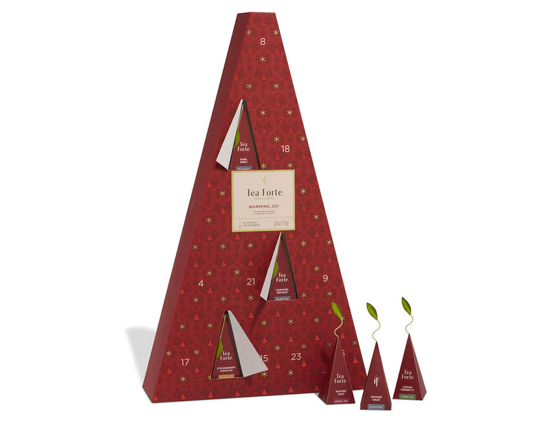 Tea Forte Advent Calender & Holiday Chocolate Truffles 24 pc
