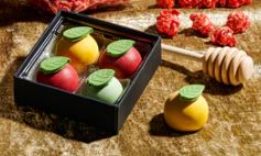 Apple Themed Chocolate Truffles