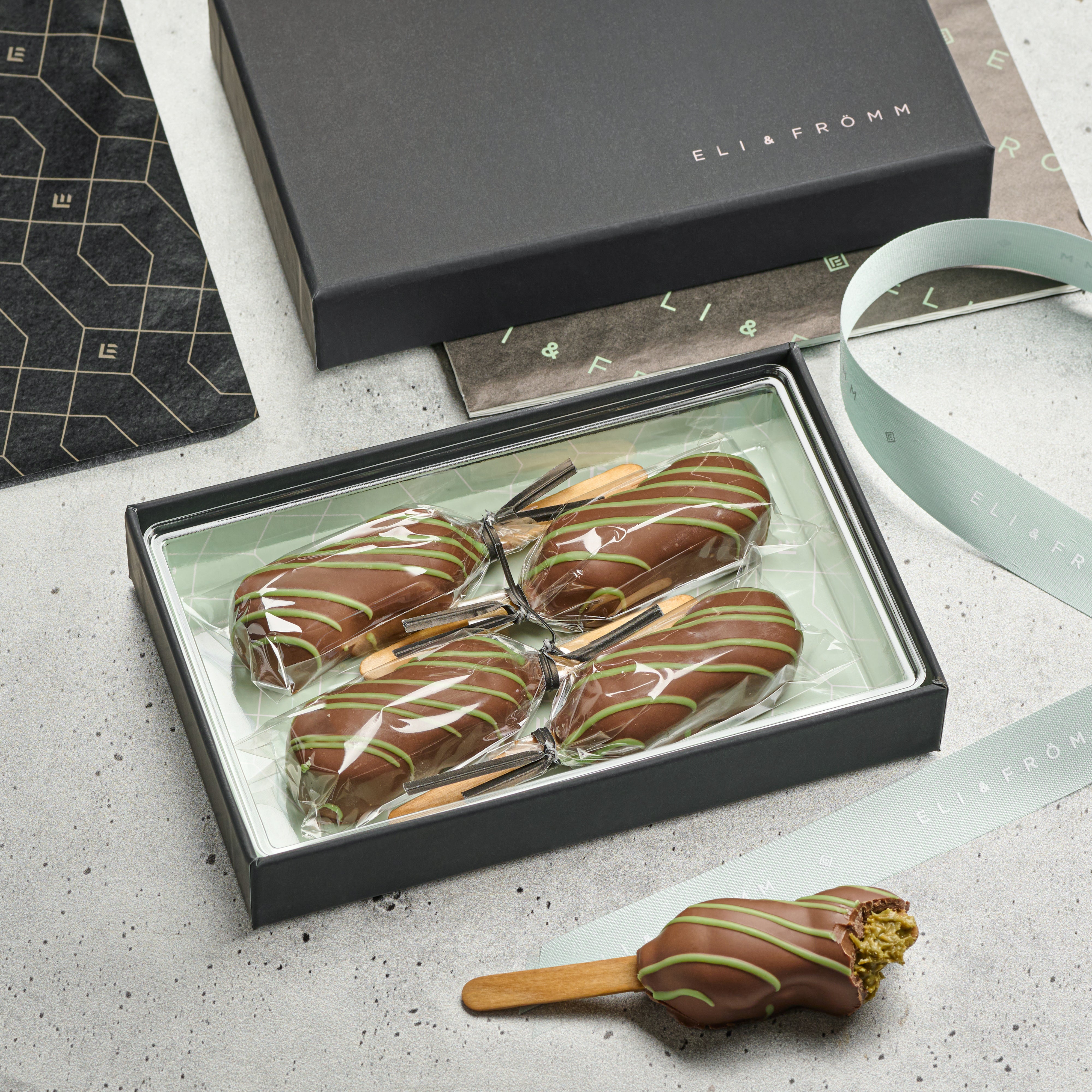 Dubai Chocolate Pops  4 pc