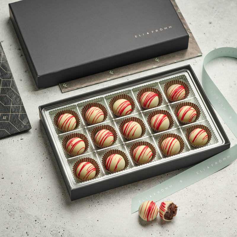 Holiday Candy Cane Chocolate Truffles  15 pc