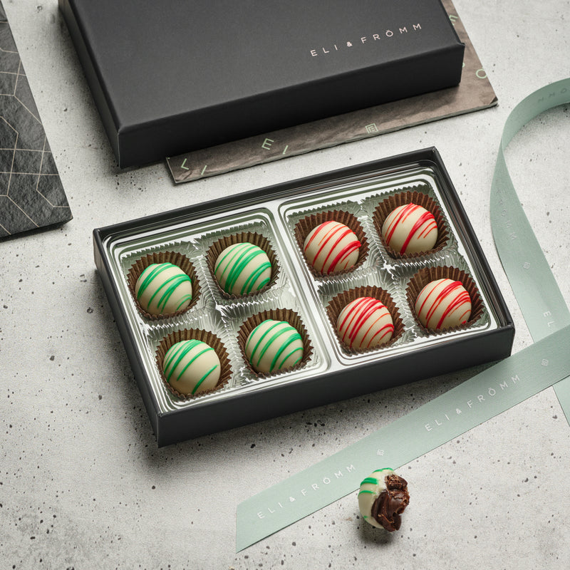 Holiday Chocolate Truffles  8 pc