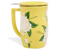 Tea Forte Hydrangea by Draper James Fiore Steeping Cup with Infuser