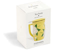 Tea Forte Hydrangea by Draper James Fiore Steeping Cup with Infuser