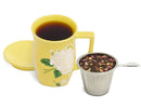 Tea Forte Hydrangea by Draper James Fiore Steeping Cup with Infuser