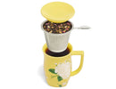 Tea Forte Hydrangea by Draper James Fiore Steeping Cup with Infuser