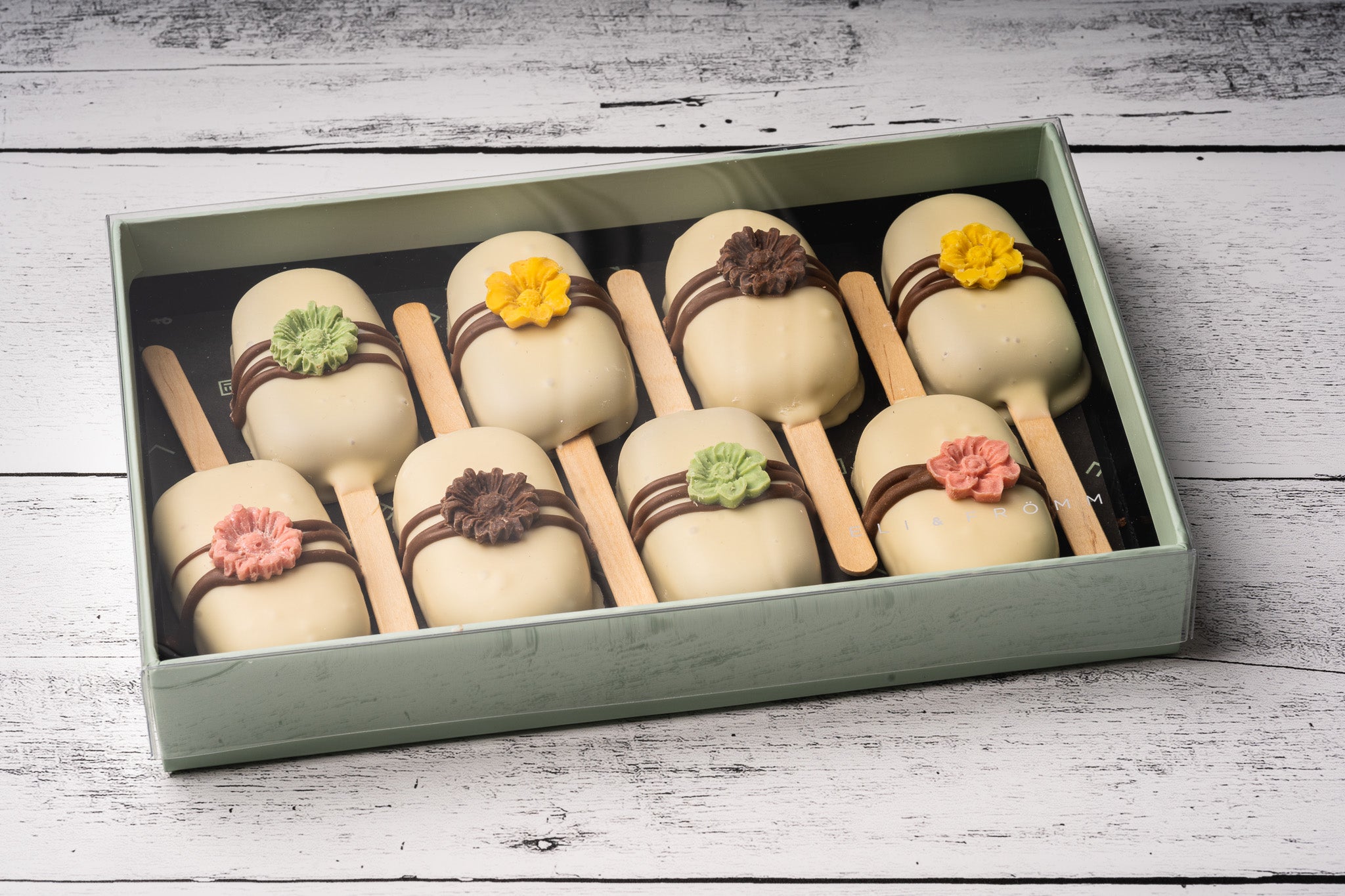 Chocolate Truffle Pops  Oval  8 pc