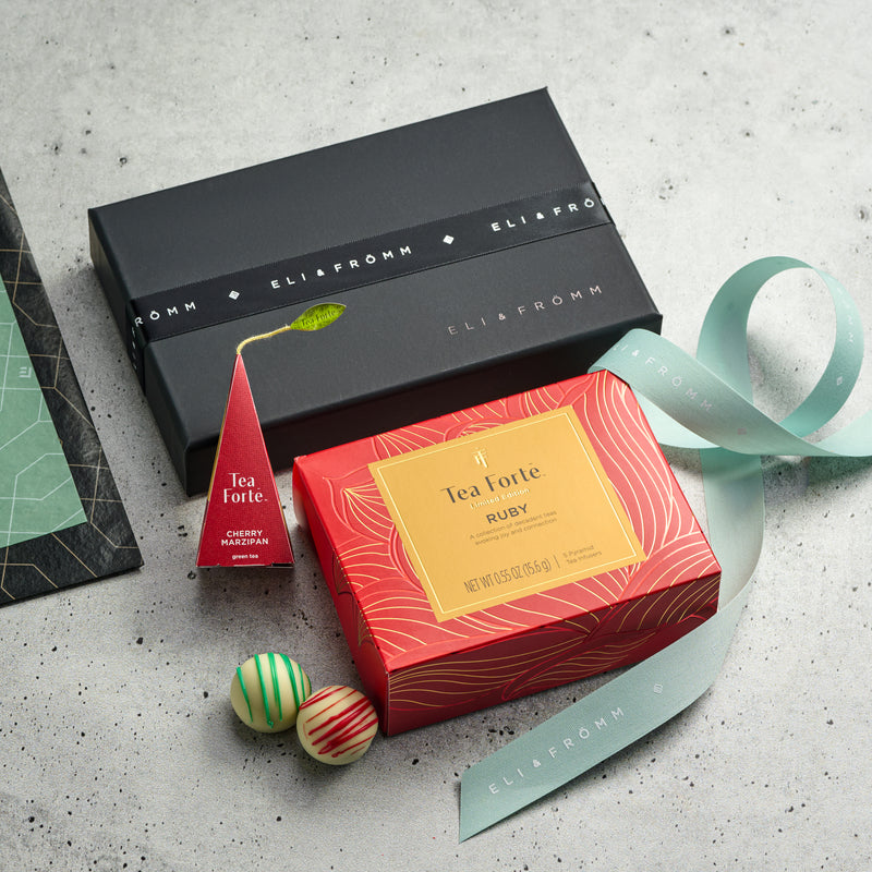 Tea Forte Ruby & Holiday Chocolate Truffles  24 pc