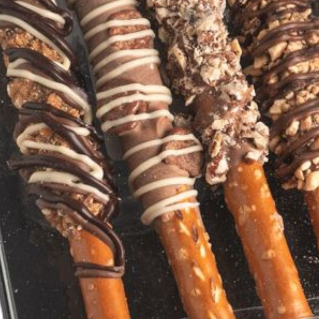 Chocolate Pretzels 4 pc