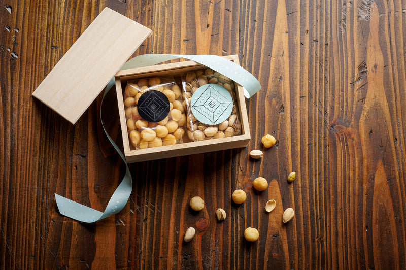 Mini wood Crate Specialty Nuts