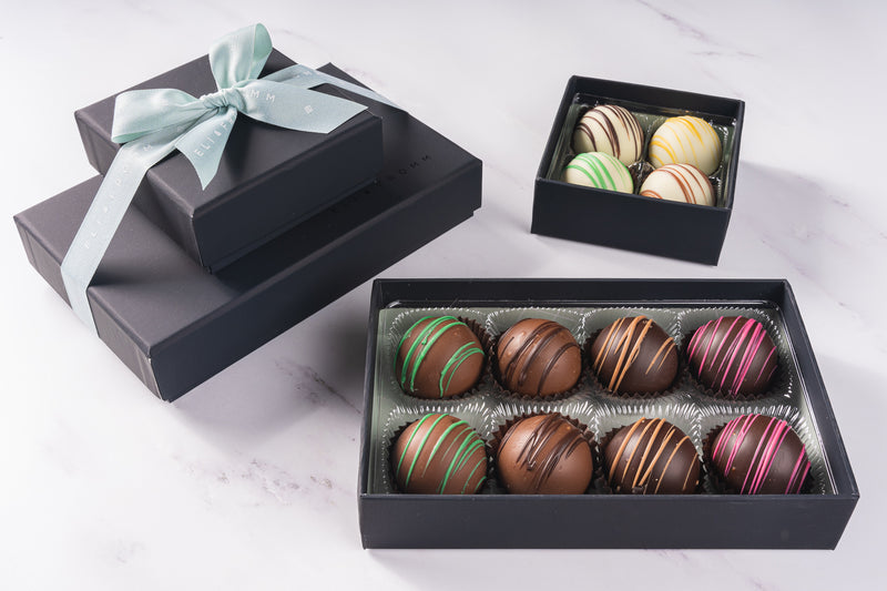 Dessert Style Milk & White Chocolate Truffles