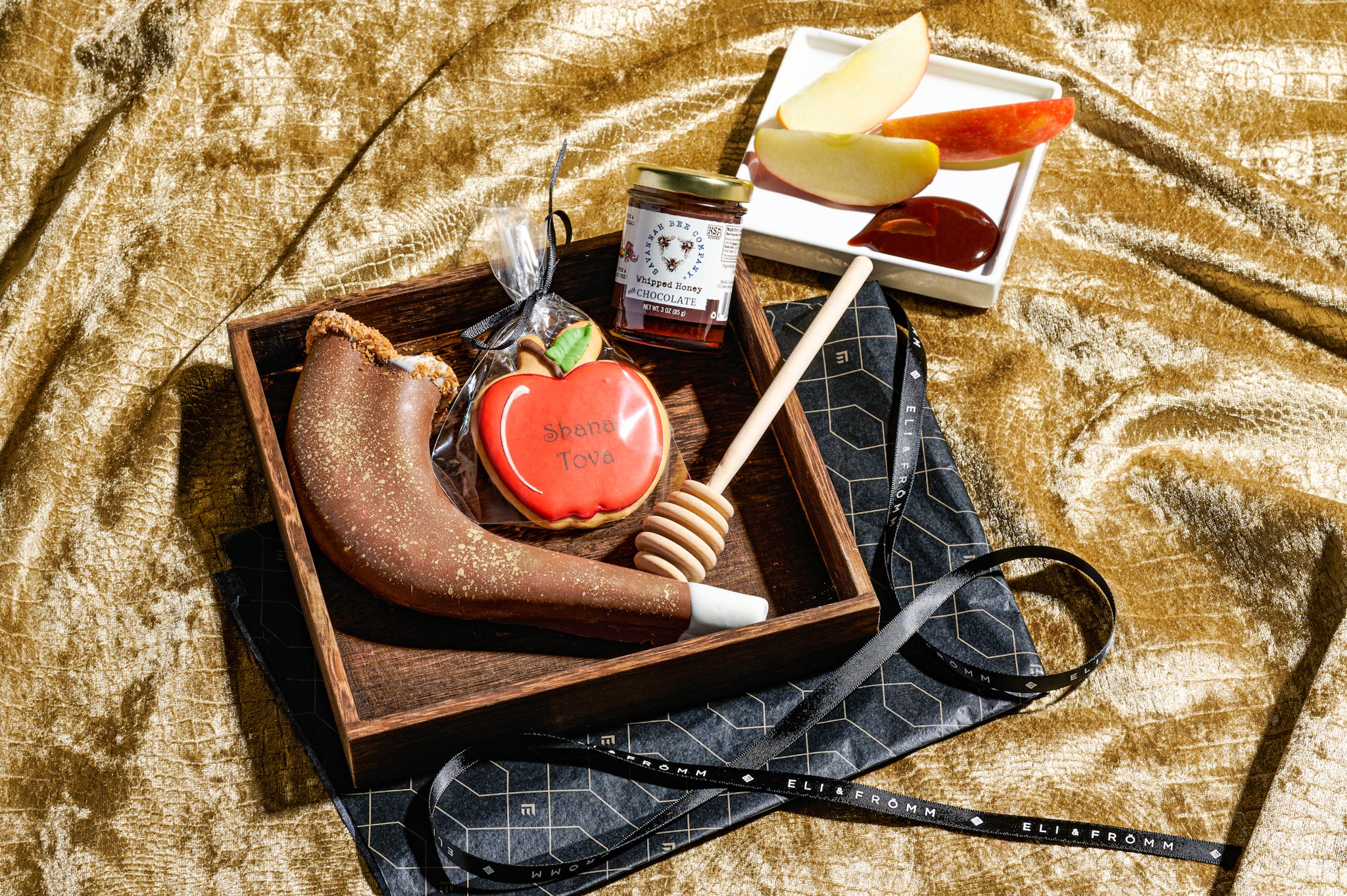 Wood Tray Shana Tova Gift